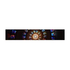 Stained Glass Spiral Circle Pattern Flano Scarf (mini) by BangZart