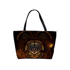 Fractal 3d Render Design Backdrop Shoulder Handbags by BangZart