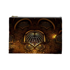 Fractal 3d Render Design Backdrop Cosmetic Bag (large)  by BangZart