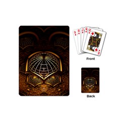 Fractal 3d Render Design Backdrop Playing Cards (mini)  by BangZart