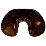 Fractal 3d Render Design Backdrop Travel Neck Pillows Front