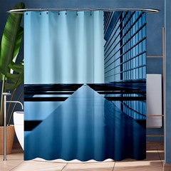 Architecture Modern Building Facade Shower Curtain 60  X 72  (medium)  by BangZart