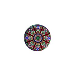 Church Window Window Rosette 1  Mini Buttons by BangZart