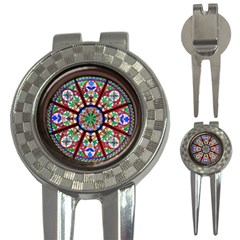 Church Window Window Rosette 3-in-1 Golf Divots by BangZart