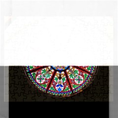 Church Window Window Rosette Rectangular Jigsaw Puzzl by BangZart