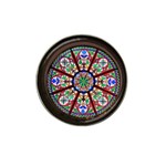 Church Window Window Rosette Hat Clip Ball Marker Front