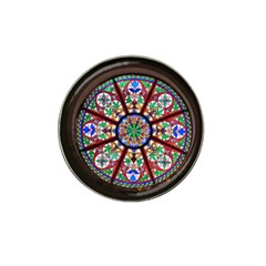 Church Window Window Rosette Hat Clip Ball Marker (10 Pack) by BangZart