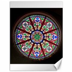 Church Window Window Rosette Canvas 36  X 48  