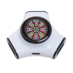 Church Window Window Rosette 3-port Usb Hub by BangZart