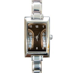 Church Window Church Rectangle Italian Charm Watch by BangZart