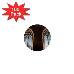 Church Window Church 1  Mini Magnets (100 Pack)  by BangZart