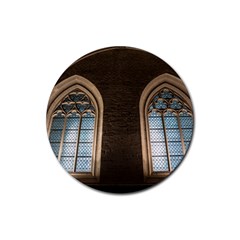 Church Window Church Rubber Coaster (round)  by BangZart