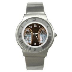 Church Window Church Stainless Steel Watch by BangZart