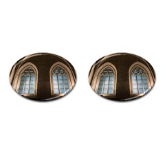 Church Window Church Cufflinks (oval) by BangZart