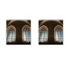 Church Window Church Cufflinks (square) by BangZart