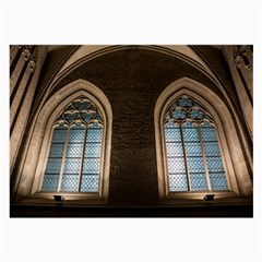 Church Window Church Large Glasses Cloth (2-side) by BangZart