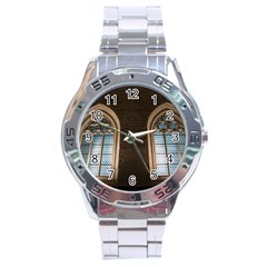 Church Window Church Stainless Steel Analogue Watch by BangZart