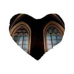 Church Window Church Standard 16  Premium Heart Shape Cushions by BangZart