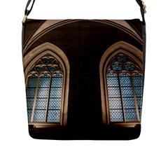 Church Window Church Flap Messenger Bag (l) 