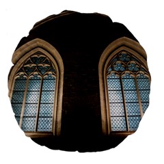 Church Window Church Large 18  Premium Flano Round Cushions