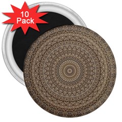 Background Mandala 3  Magnets (10 Pack)  by BangZart