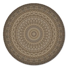 Background Mandala Magnet 5  (round) by BangZart