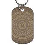 Background Mandala Dog Tag (One Side) Front