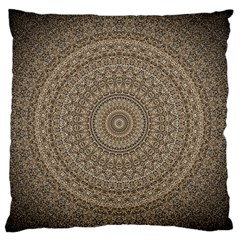 Background Mandala Large Flano Cushion Case (one Side) by BangZart