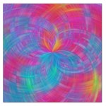 Abstract Fantastic Fractal Gradient Large Satin Scarf (Square) Front