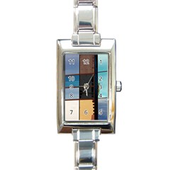 Glass Facade Colorful Architecture Rectangle Italian Charm Watch by BangZart