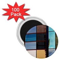 Glass Facade Colorful Architecture 1 75  Magnets (100 Pack)  by BangZart