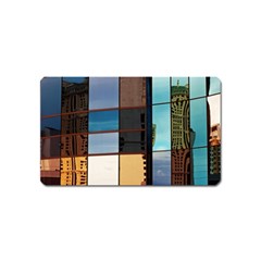 Glass Facade Colorful Architecture Magnet (name Card) by BangZart