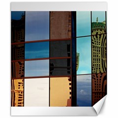 Glass Facade Colorful Architecture Canvas 20  X 24   by BangZart