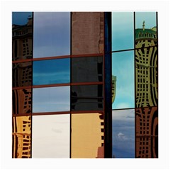 Glass Facade Colorful Architecture Medium Glasses Cloth (2-side) by BangZart