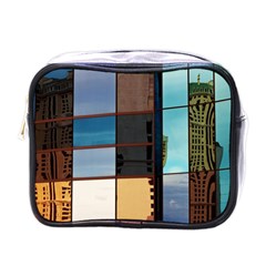 Glass Facade Colorful Architecture Mini Toiletries Bags by BangZart