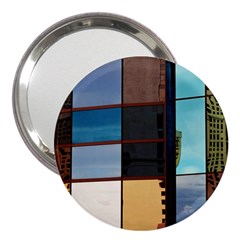 Glass Facade Colorful Architecture 3  Handbag Mirrors by BangZart