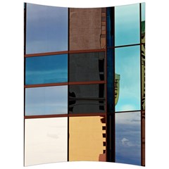 Glass Facade Colorful Architecture Back Support Cushion