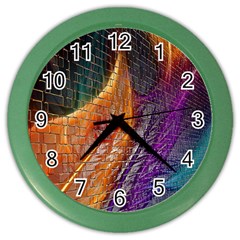 Graphics Imagination The Background Color Wall Clocks by BangZart