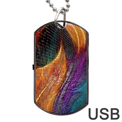 Graphics Imagination The Background Dog Tag Usb Flash (one Side) by BangZart