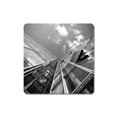 Architecture Skyscraper Square Magnet by BangZart