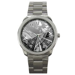 Architecture Skyscraper Sport Metal Watch