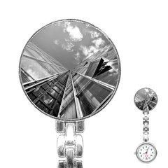 Architecture Skyscraper Stainless Steel Nurses Watch