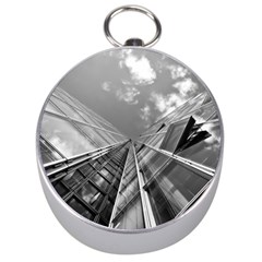 Architecture Skyscraper Silver Compasses by BangZart