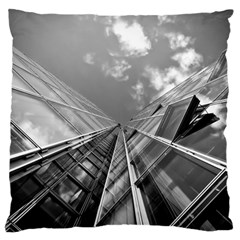 Architecture Skyscraper Large Flano Cushion Case (two Sides) by BangZart