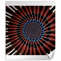 The Fourth Dimension Fractal Noise Canvas 20  X 24   by BangZart