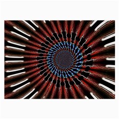 The Fourth Dimension Fractal Noise Large Glasses Cloth (2-side) by BangZart