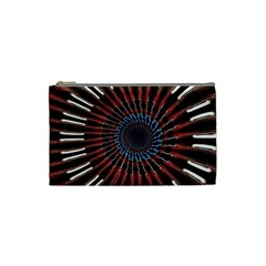 The Fourth Dimension Fractal Noise Cosmetic Bag (small)  by BangZart