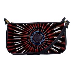 The Fourth Dimension Fractal Noise Shoulder Clutch Bags by BangZart