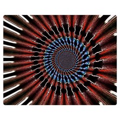 The Fourth Dimension Fractal Noise Double Sided Flano Blanket (medium)  by BangZart