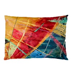 Painting Watercolor Wax Stains Red Pillow Case by BangZart